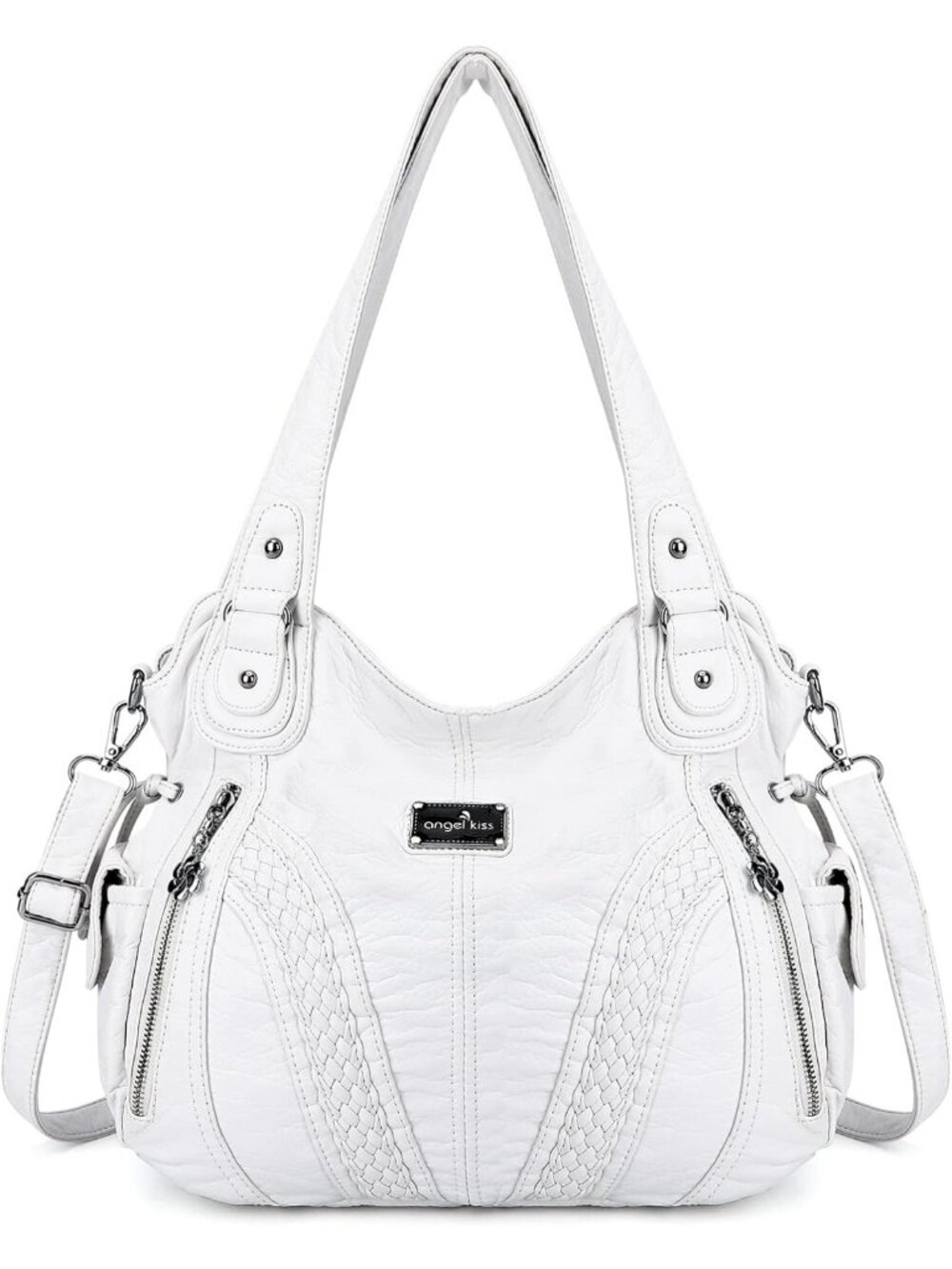 Stylish Women's Tote Bag - Fashionable Shoulder Satchel in Washed Synthetic